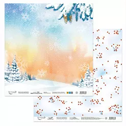 Бумага "Снежный лес. Морозное утро" (Mr.Painter)