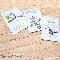 Набор карточек "Волшебный снегопад" (ScrapMania)