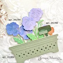 Нож "Уютная дача. Таблички для рассады", 2,2х2,8 см (ScrapMania)