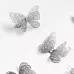 Украшение из ткани "Бабочка шифоновая. Серая", 3,3х2,5 см Украшение из ткани "Бабочка шифоновая. Серая", 3,3х2,5 см