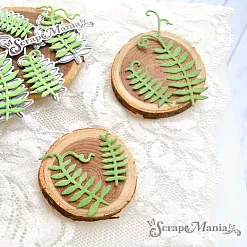 Нож "Мышиный горошек. Листья", 2,6х6,5 см (ScrapMania)