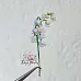Набор высечек из ткани "Майский ландыш", 21 шт (RozeFlowers)
