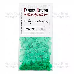 Набор пайеток "Зеленые" (Фабрика Декору) Набор пайеток "Зеленые" (Фабрика Декору)
