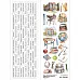 Лист с картинками 10х30 см "Школьная жизнь. Надписи" (ScrapMania)