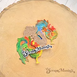 Нож "Русские сказки. Петушок-золотой гребешок", 4х5 см (ScrapMania)