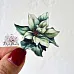 Набор высечек из ткани "Букет на рождество", 21 шт (RozeFlowers)