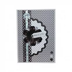 Набор бумаги для журналинга "Blaxley black. Черное и белое" (DoCrafts)