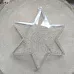 Пластиковая заготовка с глиттером "Звёздочка с золотом", 10 см (ScrapBerry's)