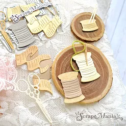 Нож "Рукоделие. Швейное дело", 3,3х5,3 см (ScrapMania)