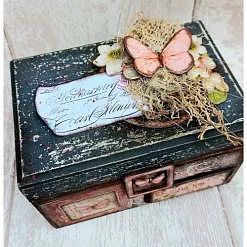 Набор деревянных украшений "Roseland", 20 шт (Stamperia) Набор деревянных украшений "Roseland", 20 шт (Stamperia)