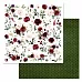 Набор бумаги 20х20 см "Марсала", 12 листов (ScrapMania)