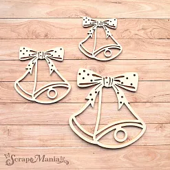 Шейкер "Волшебный снегопад. Колокольчик. Мини", 5,5х5,5 см (ScrapMania)