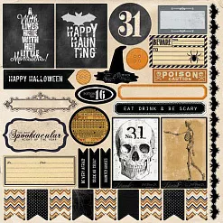 Наклейки 30х30 см "Happy Haunting. Счастливые призраки" (MME)