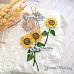 Нож "Длинные растения. Подсолнух", 3,4х6,6 см (ScrapMania)