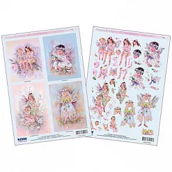 Аппликация бумажная вырубная "Хранители цветов", А4 (Reddy)