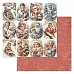 Набор бумаги 20х20 см "Сочельник", 12 листов (ScrapMania)