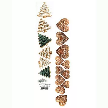 Бумага 6х30 см "Wonderful Christmas Time 01" (Alchemy of Art)