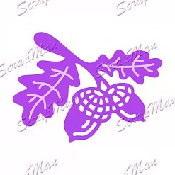 Нож для вырубки и тиснения "Ветка дуба" (Scrapman) Нож для вырубки и тиснения "Ветка дуба" (Scrapman)