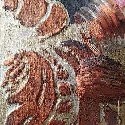 Воск в тюбике "Медь", 10 мл (Фрактальные краски)