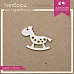 Украшение из чипборда "Лошадка-качалка" (ScrapКрым)