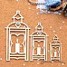 Шейкер "Новогодние гномы. Фонарь со свечой мини", 3,5х7 см (ScrapMania)