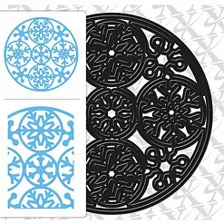 Нож для вырубки Xcut "Шар из снежинок" (DoCrafts)