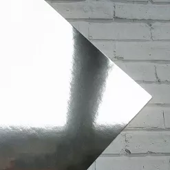 Дизайнерская бумага 20х20 см Splendorlux Mirror Argento Зеркальный картон