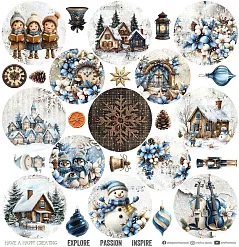 Набор бумаги 30х30 см "Jolly season", 6 листов (CraftO'clock)