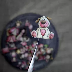 Набор тканевых высечек "Маленькая королева", 30 шт (ScrapMania)