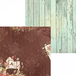 Бумага 30х30 см "Школа. Лист 05" (Scrapodelie)