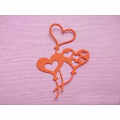 Нож "Шарики-сердечки", 3,5х5,1 см (Scrapman)