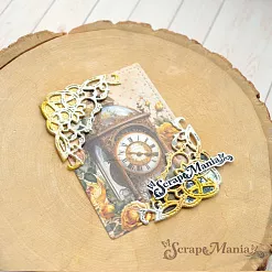 Нож "Уголок. Грациозный", 3,7х6,7 см (ScrapMania)