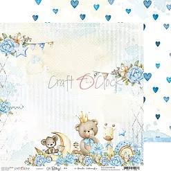 Набор бумаги 30х30 см "Oh, Boy!", 6 листов (CraftO'clock)