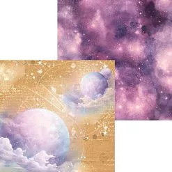 Набор бумаги 30х30 см "Астроном", 8 листов (Scrapodelie) Набор бумаги 30х30 см "Астроном", 8 листов (Scrapodelie)