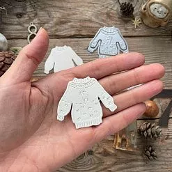 Нож "Свитер с оленями", 5,5х4,6 см (MimiCut)