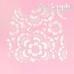 Трафарет "Кружево", 9х13,5 см (Scrapiki)