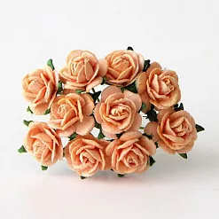 Букет средних розочек "Персиковые", 10 шт (Craft)