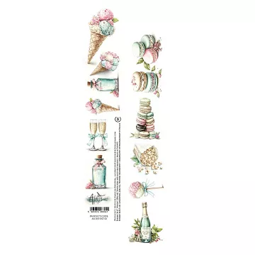 Бумага 6х30 см "Dreamy Dreams. Для вырезания 02" (Alchemy of Art)