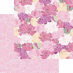 Бумага "Peonies" (SunnyCraft)