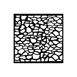 Трафарет 12х12 см "Silent Sea. Stones Pattern" (Stamperia) Трафарет 12х12 см "Silent Sea. Stones Pattern" (Stamperia)