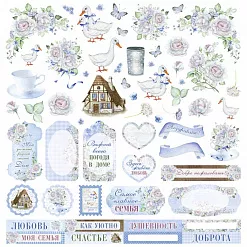 Бумага "Родной дом. Картинки" (ScrapMania)