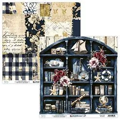 Набор бумаги 30х30 см "Lighthouse", 12 листов (Mintay) Набор бумаги 30х30 см "Lighthouse", 12 листов (Mintay)