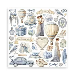 Набор бумаги 20х20 см "Timeless", 10 листов (Stamperia)