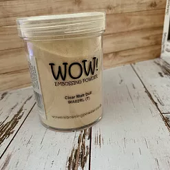 Пудра для эмбоссинга "Прозрачная матовая", 160 мл (WOW) Пудра для эмбоссинга "Прозрачная матовая", 160 мл (WOW)