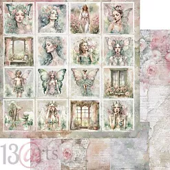 Бумага 30х30 см "Fantasy Land. Magic Whispers. Карточки" (13Arts)