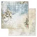 Набор бумаги 20х20 см "Сочельник", 12 листов (ScrapMania)