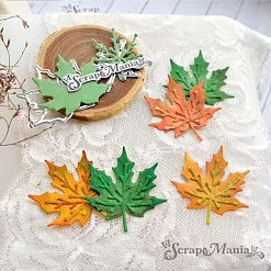 Нож "Листья леса. Клен", 3,8х4,2 см (ScrapMania)