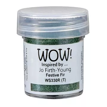 Пудра для эмбоссинга с глиттером "Праздничная ель" (WOW)