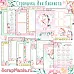 Электронные страницы для блокнотов "Розовые грезы. Единороги" (ScrapMania)