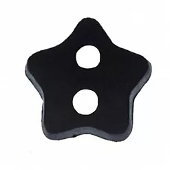 Набор пуговиц "Звездочки", цвет черный (Gamma)